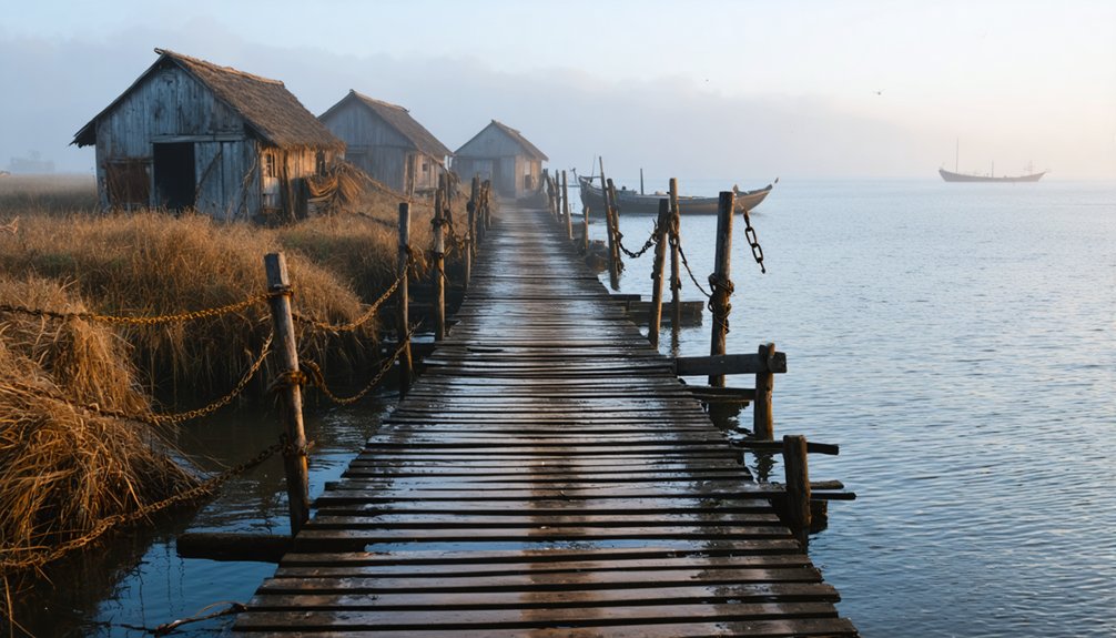 exploring abandoned coastal villages