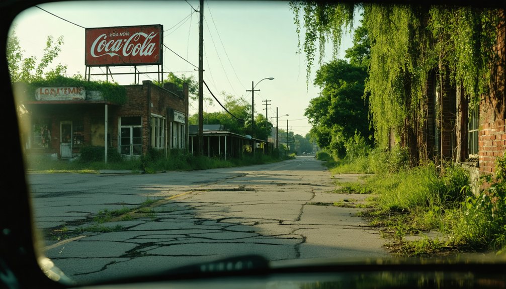 exploring deserted southern towns