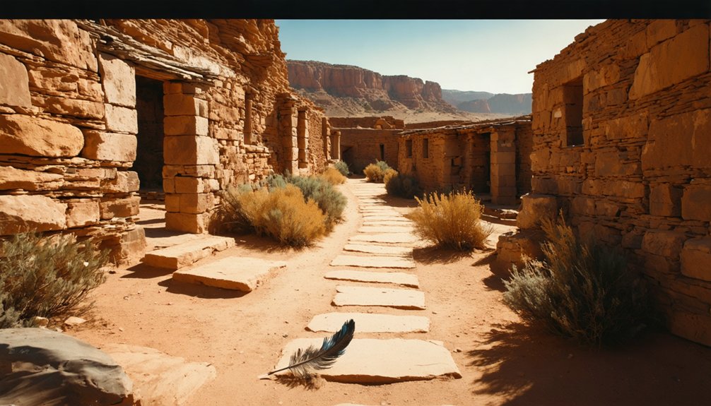 exploring native american ruins