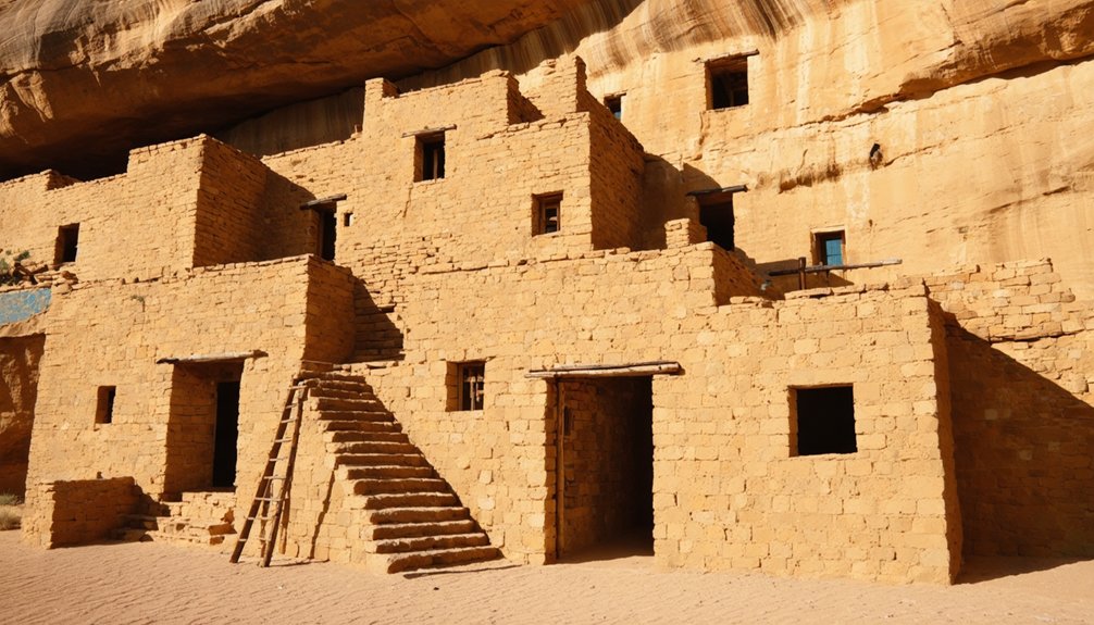 exploring native american ruins