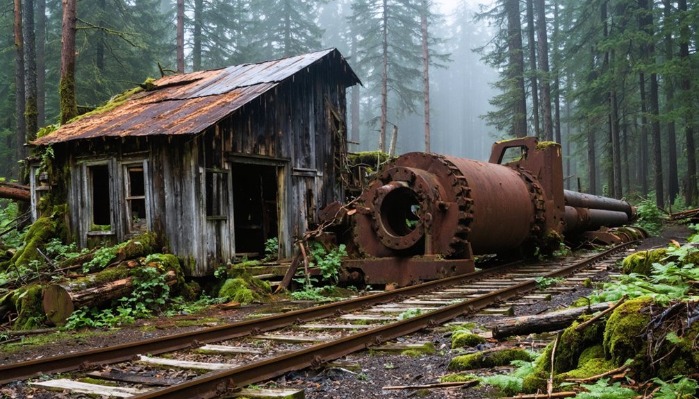 forgotten ghost towns remain