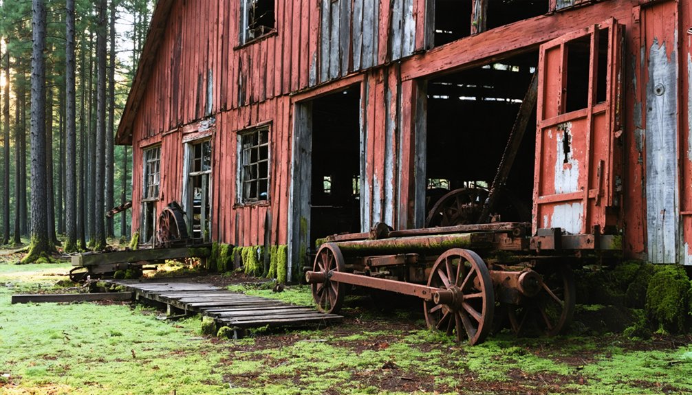 forgotten lumber industry relics