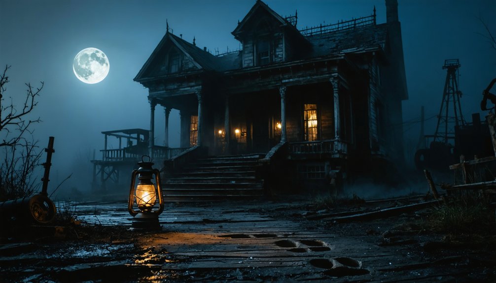 ghost hunting in abandoned towns