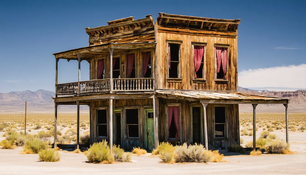 ghost town architectural features