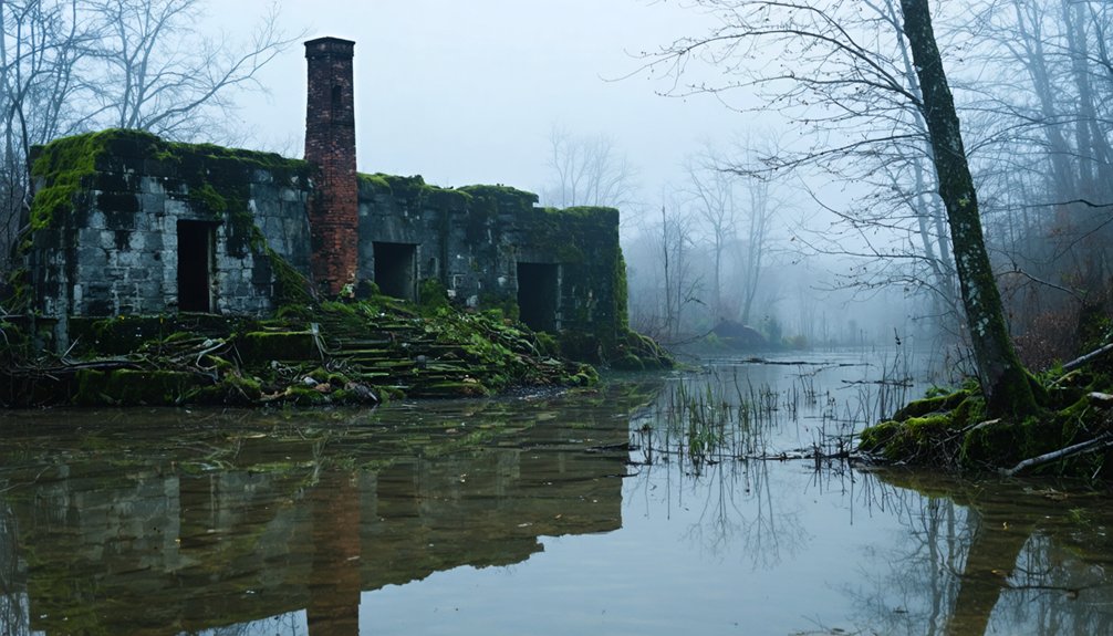 ghost town flood ruins