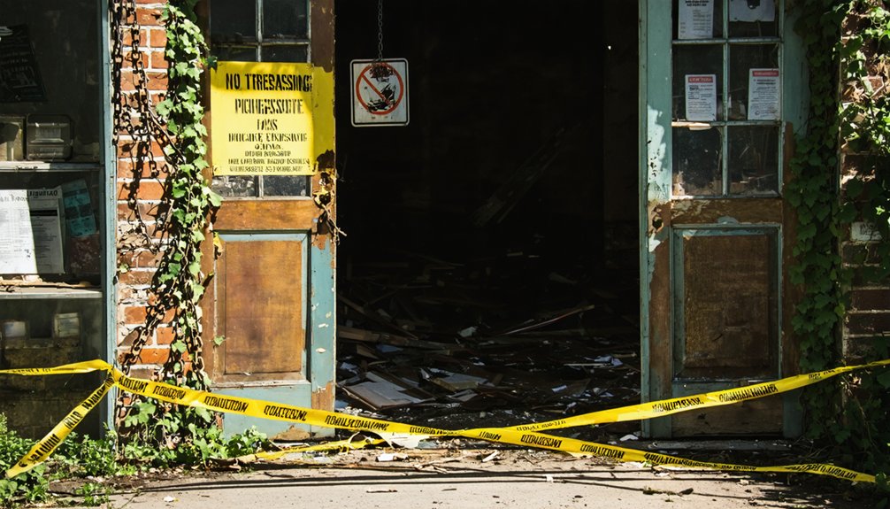 ghost town visit precautions