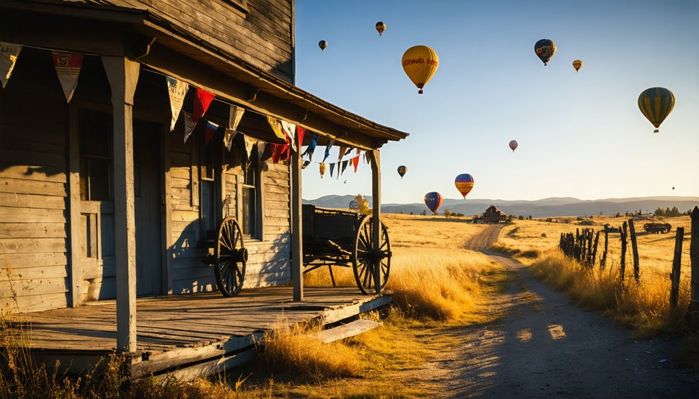 ghost towns and festivals