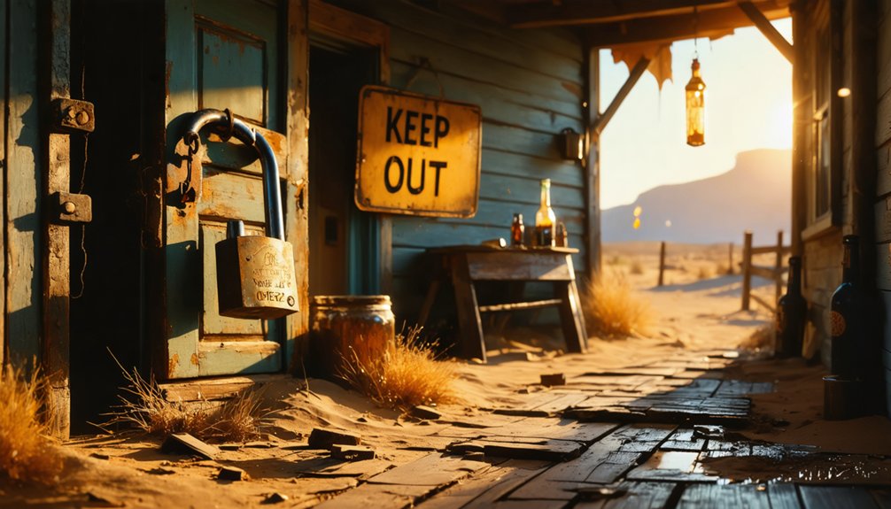 ghost towns can be hazardous