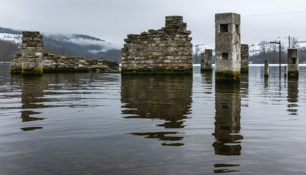 ghost towns revealed by drought
