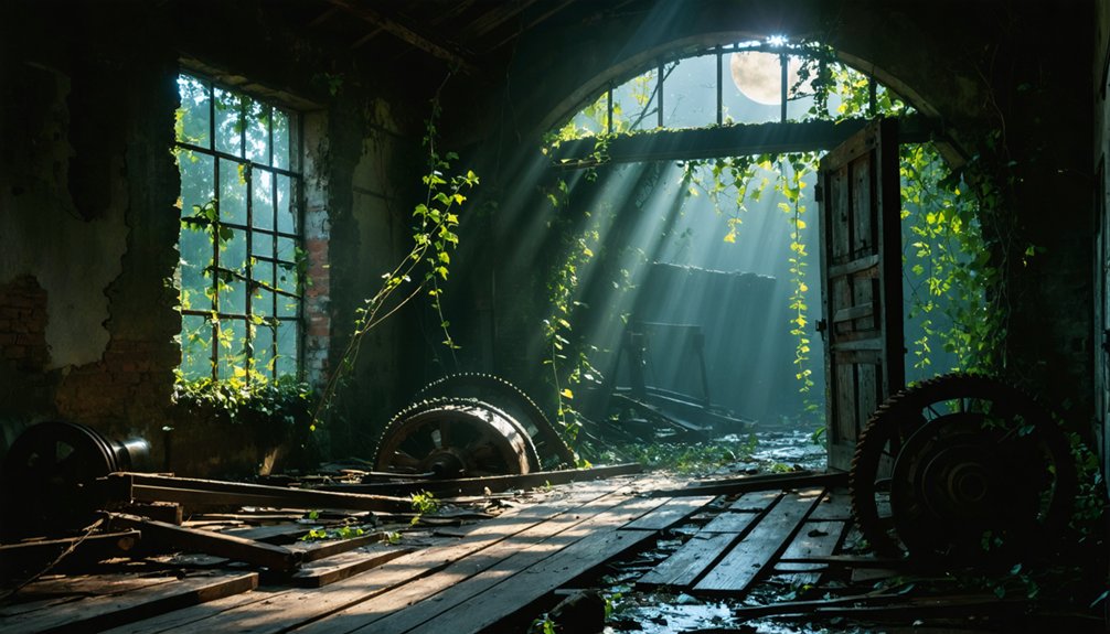 ghostly echoes in ruins