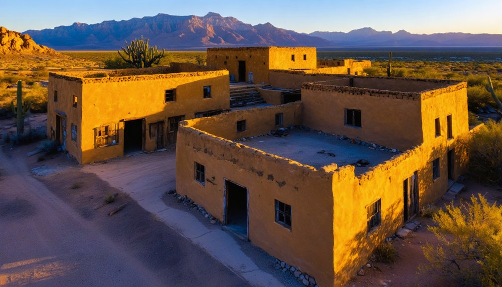 golden hour ghost town photography