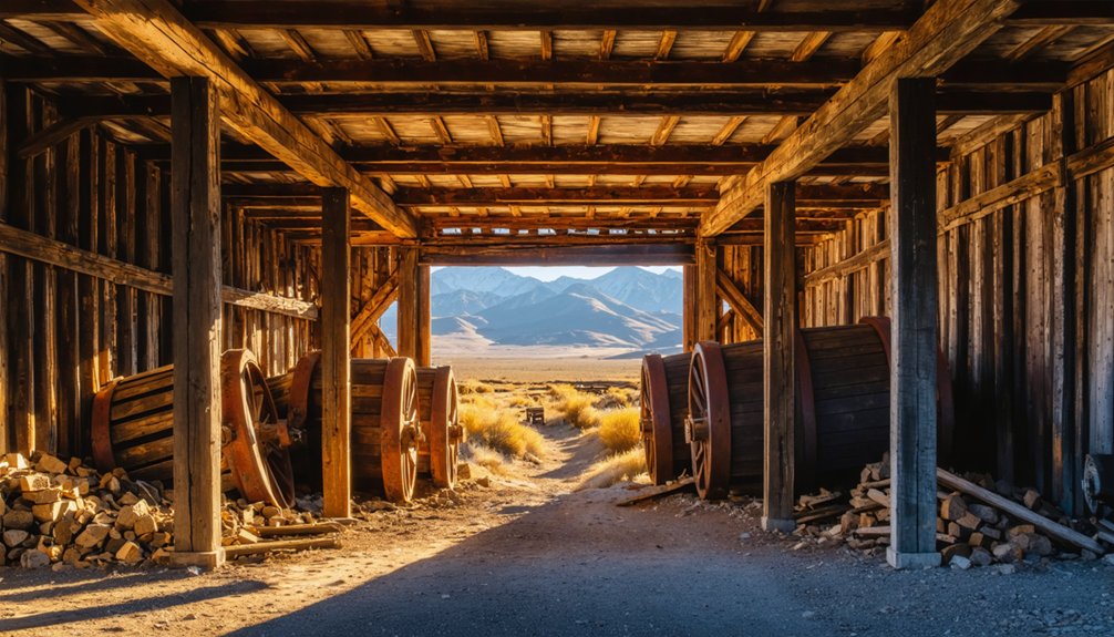 golden hour mining photography