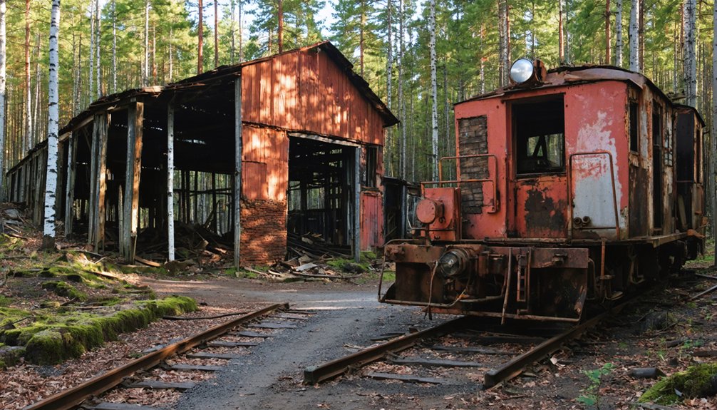 haunting copper mining ruins