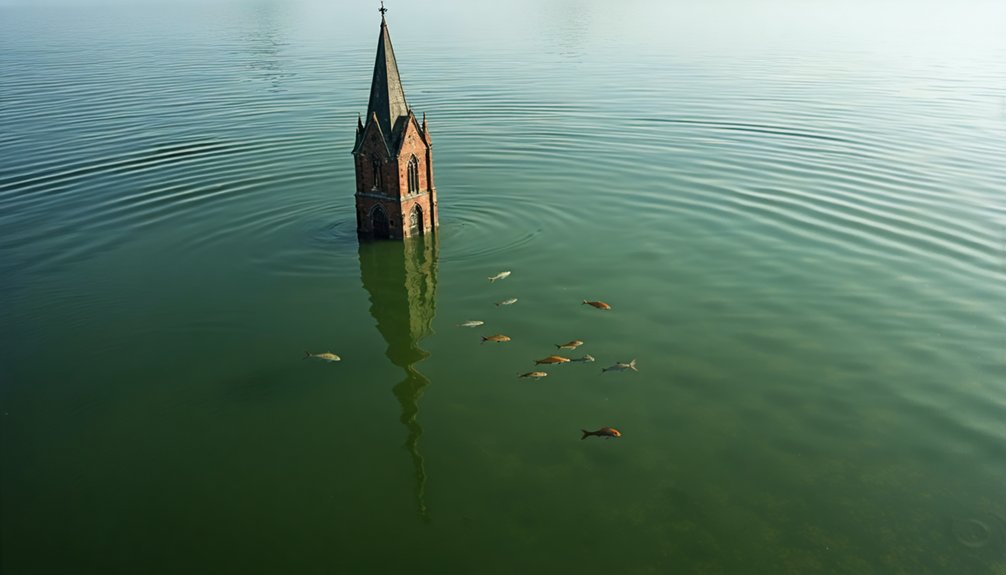 hidden submerged ghost towns