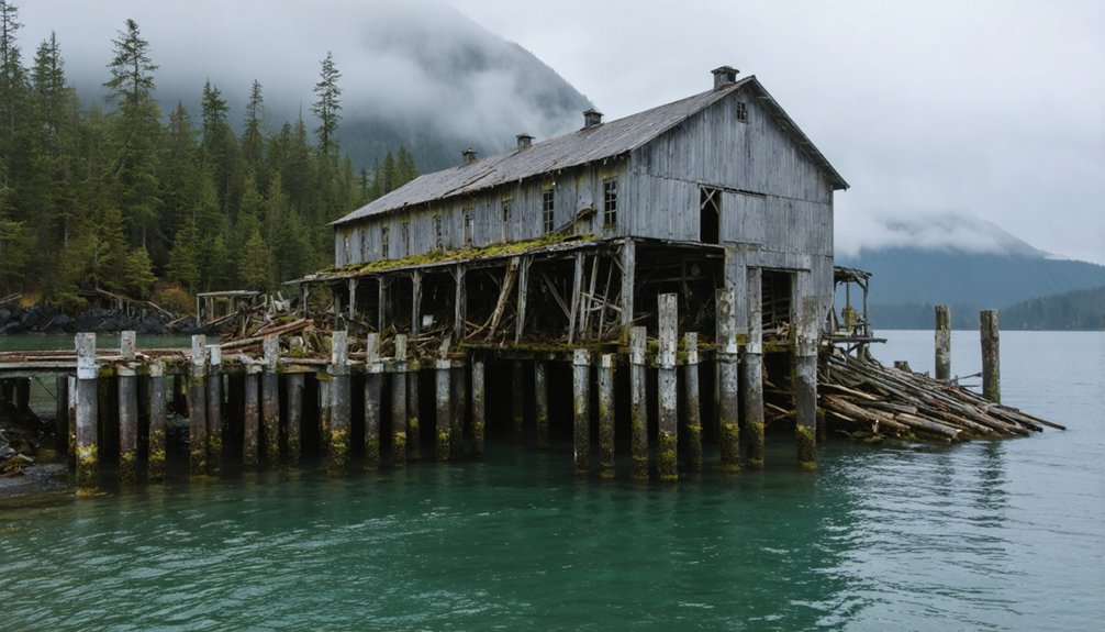 historic cannery drone photography
