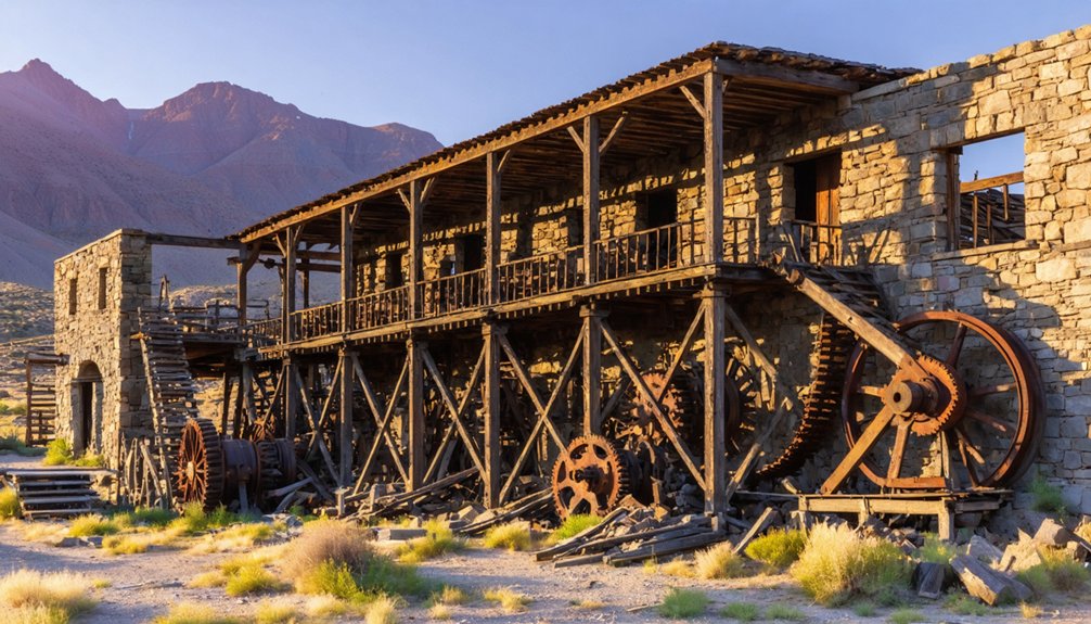historic mining structures preserved