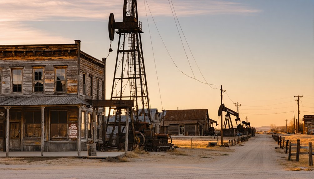 historic oil towns education