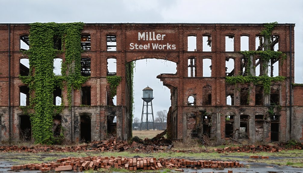 historic remnants in ghost towns