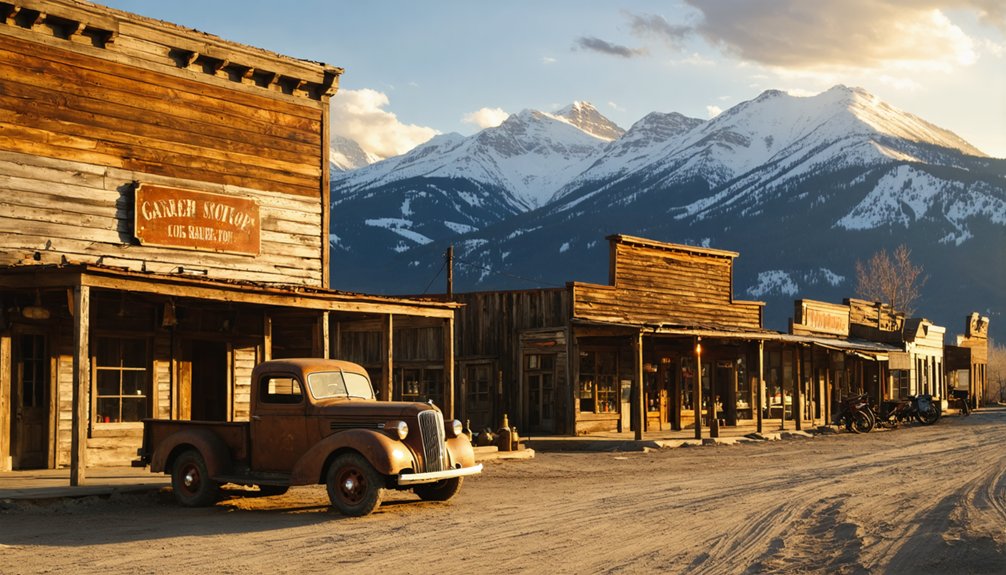 intact mining town history