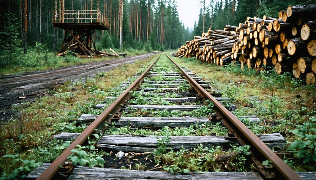 logging towns shift locations