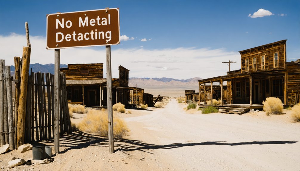 metal detecting restrictions enforced