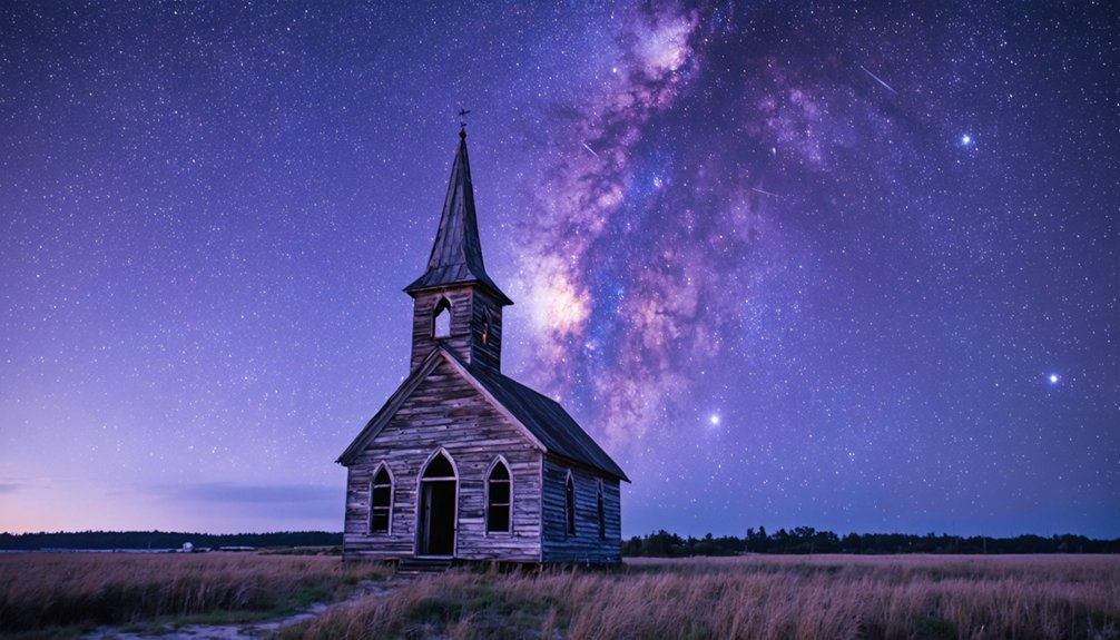 milky way ghost town photography