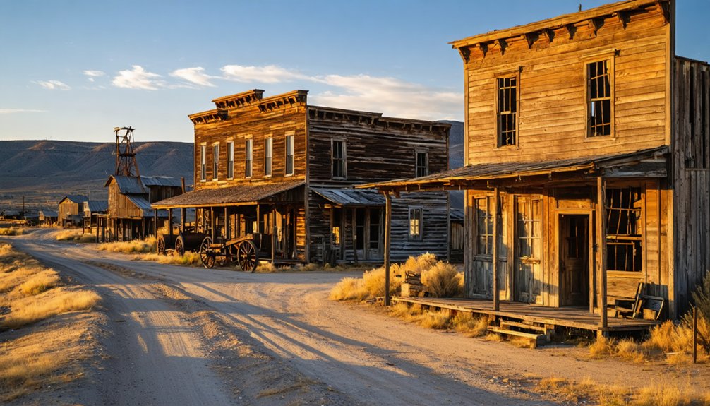 mining booms led abandonment