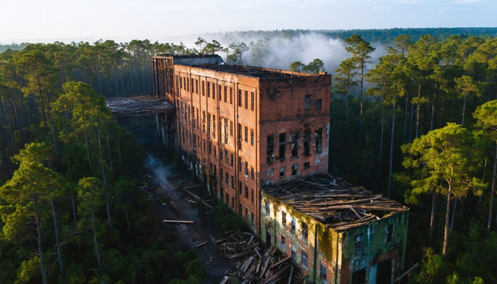 nature reclaiming abandoned towns