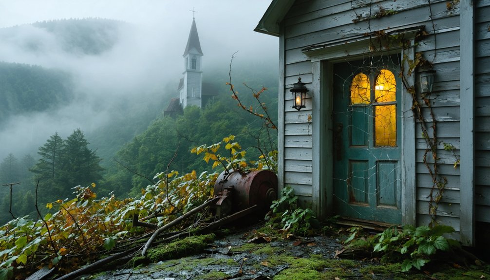 nature reclaiming forgotten history