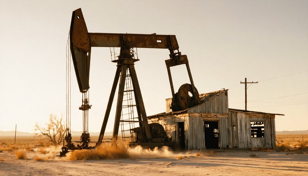 oil industry ghost towns vanish