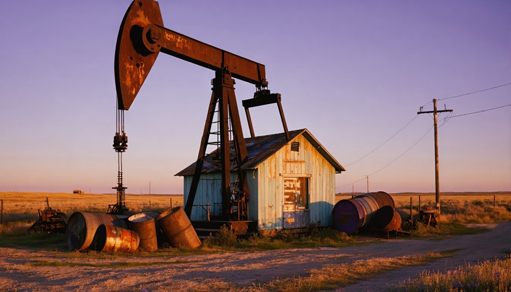 rural oil town remnants