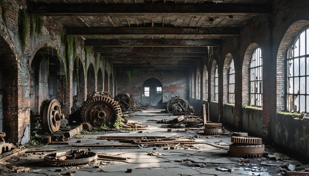 rust belt ghost town remnants