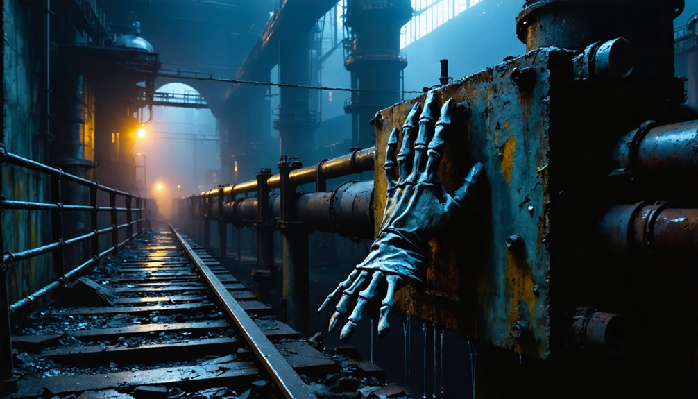 rusting towers of history