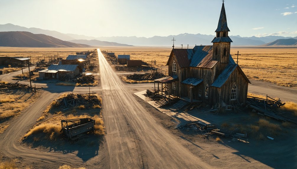 scenic abandoned towns photography