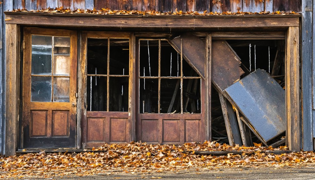 seasonal transformations in ghost towns