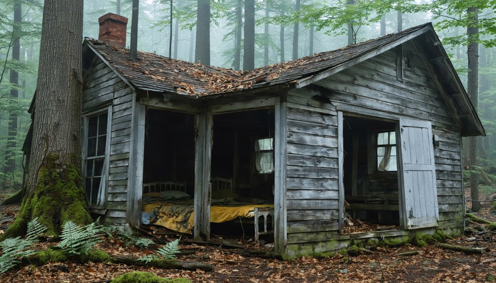 silent logging camp remnants