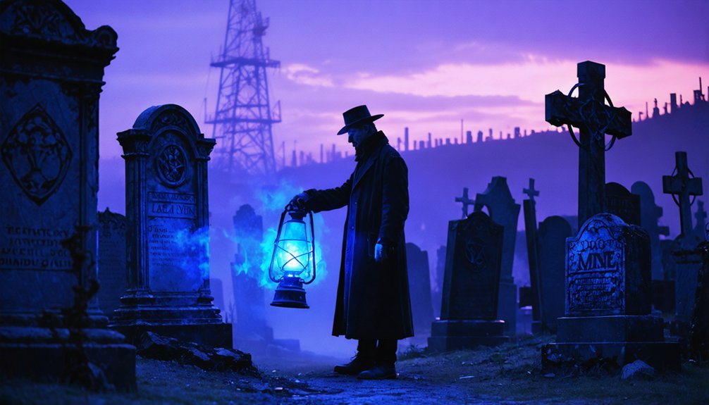 spectral miners haunt cemetery