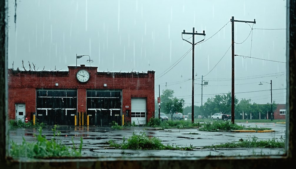 strained services declining population