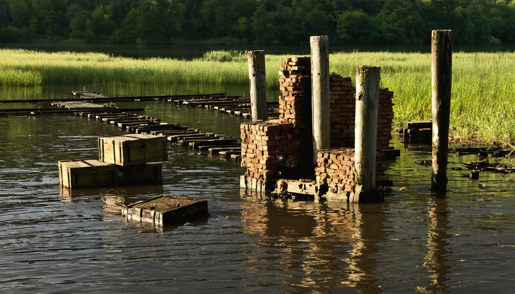 submerged civil war supply hub