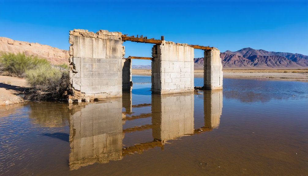 submerged town resurfaces periodically