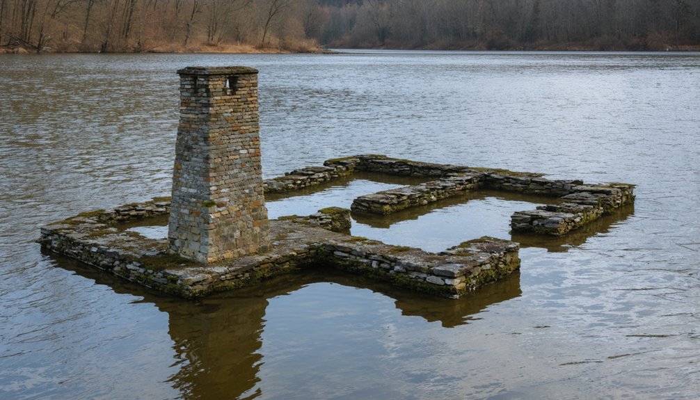 submerged towns for protection