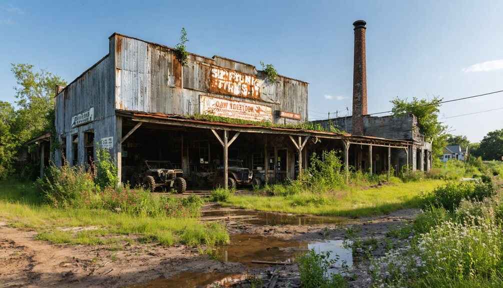 timber town ruins exploration