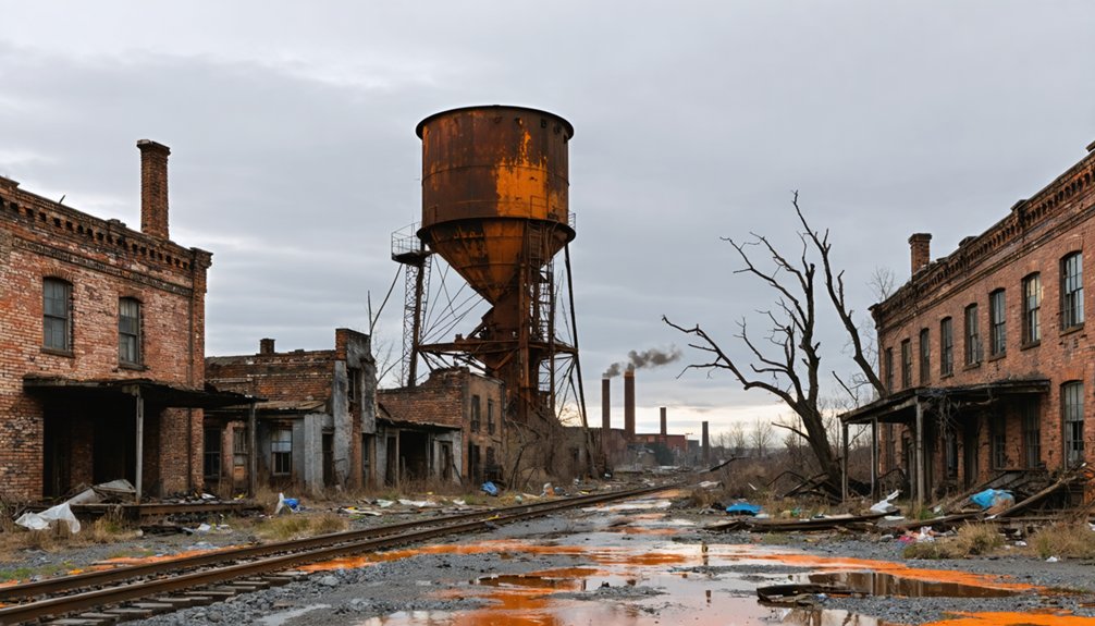 toxic disasters empty towns