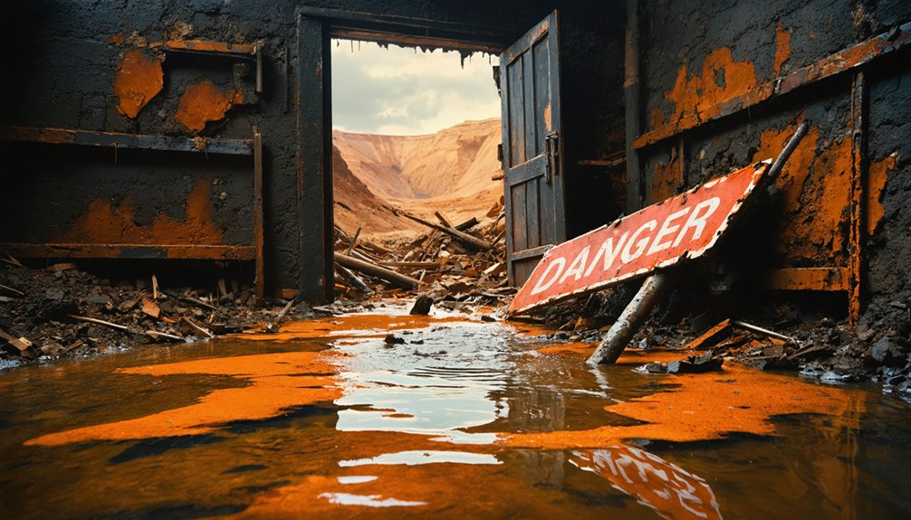 toxic hazards in ghost towns