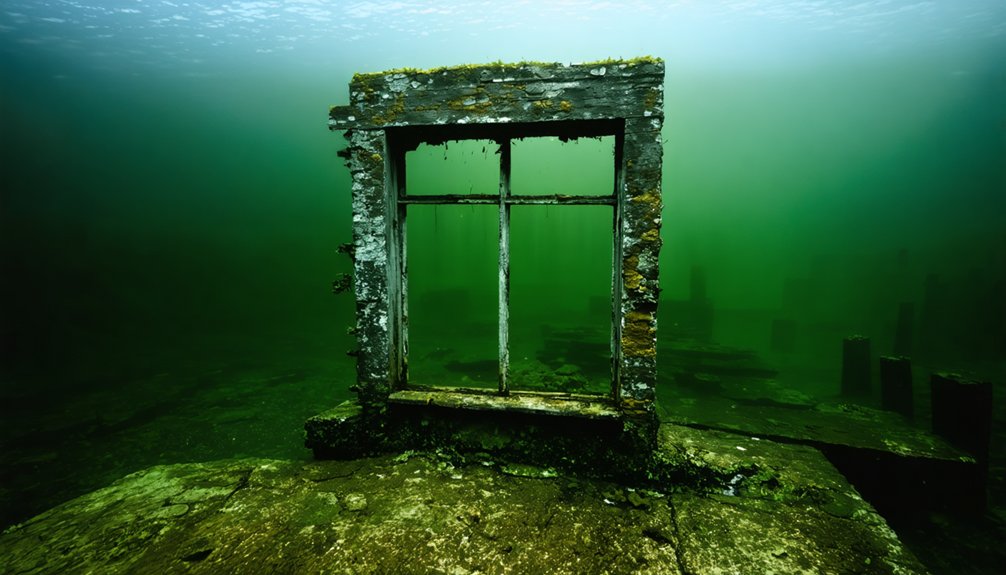 underwater ghost town exploration