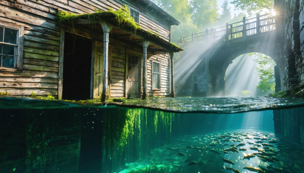 underwater ghost town treasures