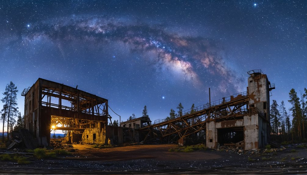 zinc mining ghost town photography