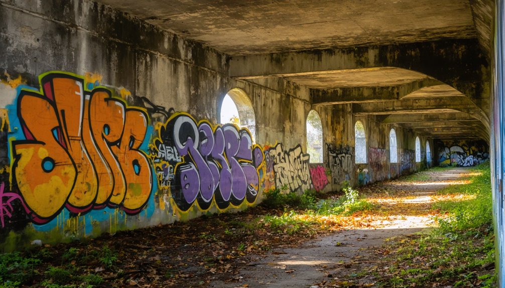 abandoned coastal military fort