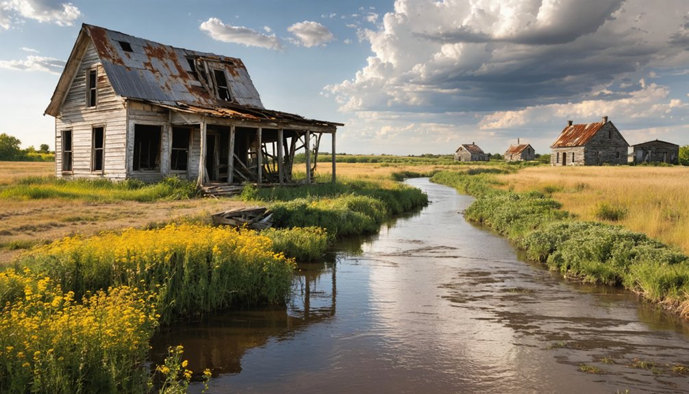 abandoned kansas river towns