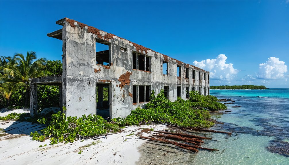 abandoned pacific military installation